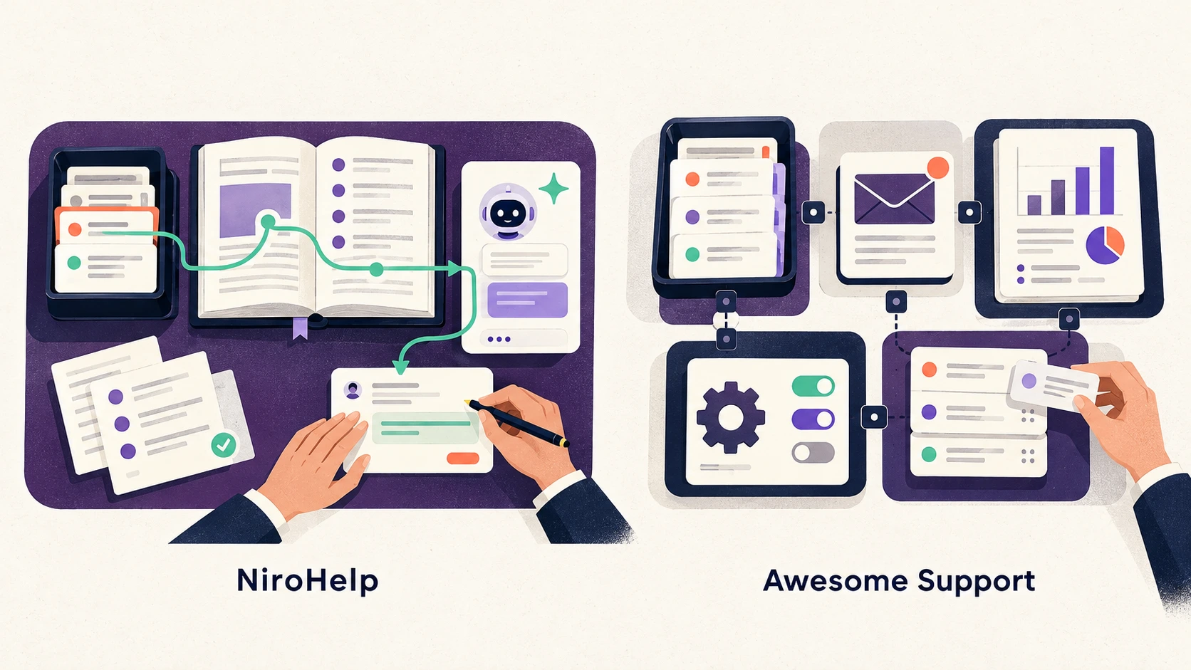 NiroHelp compare with Awesome Support