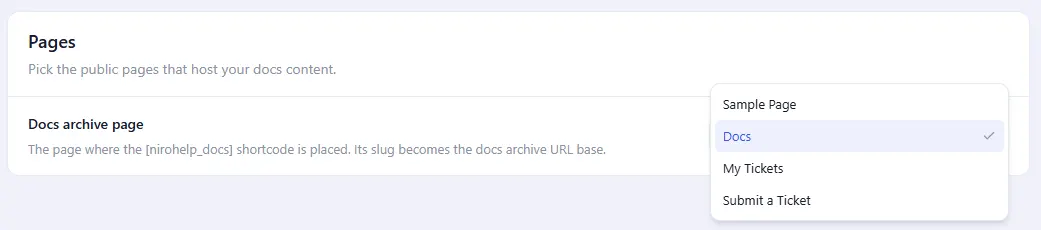 Pages