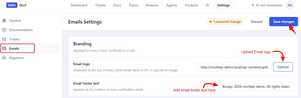 email branding