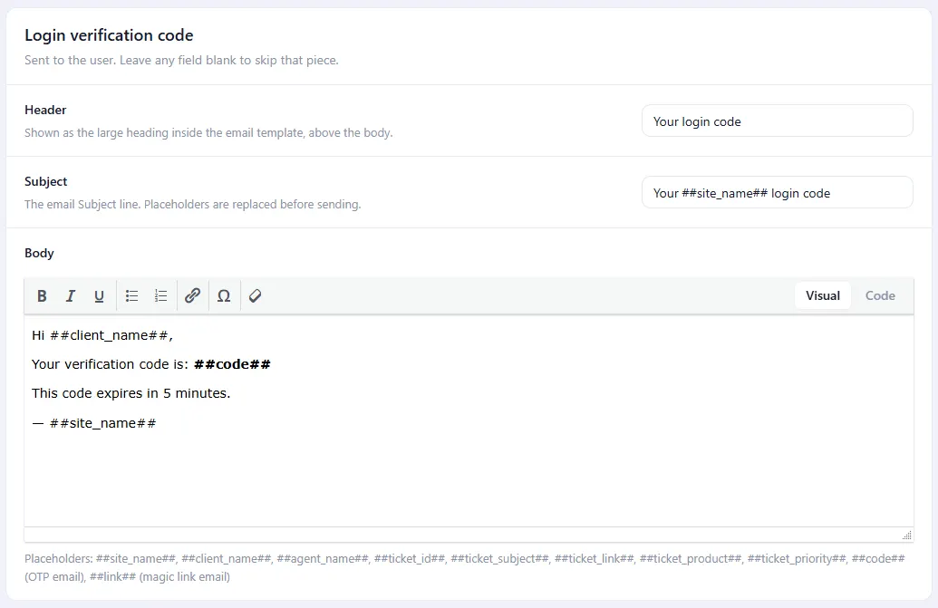 login verification